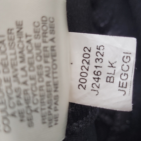 JAG Lara Soft Black Knit Ponte Md Rise Skinny Pants Size 4 - Picture 11 of 12